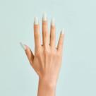 False Nails KISS Gold Finger, capa completa, longa, cola