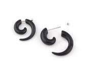 Falso Alargador Espiral Caracol Preto - 1 unidade - PEÇA - Tamanho 5 - Maior