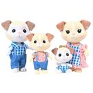 Família de cães Toy Honey Bee Acres The Barksters com 4 bonecos Família de cães Toy Honey Bee Acres The Barksters com 4 bonecos