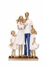 Família Decorativa Casal e 3 Filhas - 26cm - Espressione Família Decorativa Casal e 3 Filhas - 26cm - Espressione