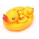 Família Pato De Borracha Brinquedo Banho Divertido Apita