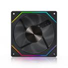 Fan 120mm round5 nordwind reverse argb preto r5-nordwind-rv-b-2195