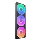 Fan 420mm nzxt f420, rgb, triple core (3 x 140mm), black - rf-u42hf-b1