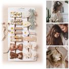 Fancy Clouds, 16 peças de clipes de cabelo de 2" feitos à mão para meninas Fancy Clouds, 16 peças de clipes de cabelo de 2" feitos à mão para meninas