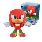 Fandom Box Boneco Knuckles Turma do Sonic Em Vinil 10cm Líder Brinquedos