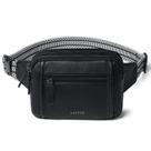 Fanny Pack LATMAP 3L Unissex - Com Zíper Triplo e Material Sintético Preto
