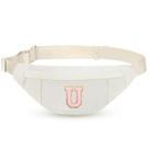 Fanny Pack MAXTOP, inicial bege personalizada para mulheres