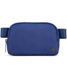 Fanny Pack Pander Cross Body para mulheres, nylon perene azul