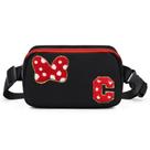 Fanny Pack Sweet Lion Chenille Initial Letter Bow Mouse C