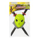 Fantasia Acessório Ninja Combate com Máscara 58CM KIT Completo