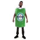 Fantasia Adulta Lata de Cerveja Verde para Carnaval e Festas