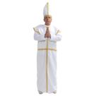 Fantasia Adulta Religiosa Roupa Papa de Luxo com Mitra Religiosa Fantasia Adulta Religiosa Roupa Papa de Luxo com Mitra Religiosa