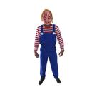 Fantasia Adulto Boneco Assassino Cosplay Chucky Festa Halloween Noites do Terror Zumbi Sexta Feira 13 Dia das Bruxas