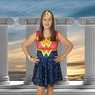 Fantasia Adulto Mulher Super Heroína Amazonas Maravilhosa Fantasia Adulto Mulher Super Heroína Amazonas Maravilhosa