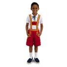 Fantasia Alemã Clássica Infantil com Camiseta e Suspensório Fantasia Alemã Clássica Infantil com Camiseta e Suspensório