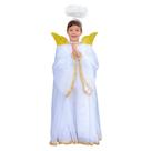 Fantasia Anjo Infantil Com Asa e Auréola de Luxo
