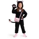 Fantasia ANPHILE Kids Cat para meninas com bolsa fofa Kitty