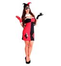 Fantasia Arlequina Adulto Heat Girls Luxo