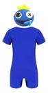 Fantasia Babão Blue Rainbow Friends Roblox Infantil