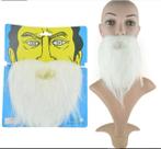 Fantasia barba falsa branca mago/ papai noel