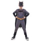 Fantasia Batman Infantil - Liga da Justiça - Original Fantasia Batman Infantil - Liga da Justiça - Original