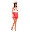 Fantasia Body Cupido Adulto Coração Com Tiara