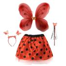 Fantasia Borboleta Kit Asa de Borboleta Tutu Varinha Tiara