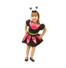 Fantasia Bruxinha Drácula Halloween Infantil