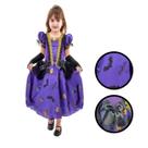 Fantasia Bruxinha Soberana Roxa Infantil