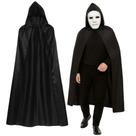 Fantasia Capa Do Pânico Com Mascara Sem Face Adulto Halloween