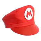 Fantasia Carnaval Chapéu Super Mário Bros Cosplay Gamer Adulto Infantil Ajustável Herói do Videogame Festa Temática Geek Boné Boina Touca Gorro