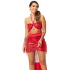 Fantasia Carnaval Sereia Feminina Conj. Top e Saia Sereia