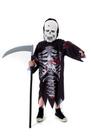 Fantasia Caveira C/ Foice Halloween Infantil Dia Das Bruxas