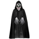 Fantasia Caveira Esqueleto do Mal Terror Halloween ( CAPA, MÁSCARA, LUVA)
