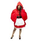 Fantasia Chapeuzinho Vermelho Adulto Com Capa