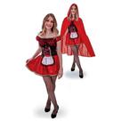 Fantasia Chapeuzinho Vermelho Com Capa Adulto