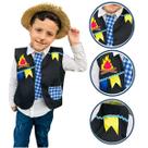 Fantasia Colete Caipira Infantil
