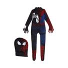 Fantasia Completa Do Super-Herói Homem-Aranha Para Crianças Com Máscara Para Festa De Halloween E