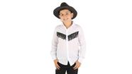 Fantasia cowboy country infantil camisa e lenço festa junina