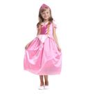 Fantasia da Aurora Infantil com Coroa