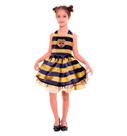 Fantasia da Lol Infantil Vestido Queen Bee de Luxo
