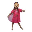 Fantasia Da Skye Patrulha Canina Roupa Infantil Vestido
