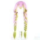 Fantasia de anime Cosplay Wig Demons Slayers Kanrojis Mitsuris