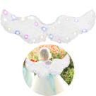 Fantasia De Anjo Branco Adulto / Infantil Asa De Led Carnaval