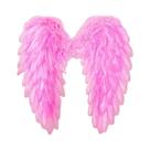 Fantasia De Anjo E Diabo Com Asas De Penas Para Crianças E Adultos, Cosplay De Anjo Caído Em Branco