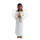 Fantasia de Anjo Infantil com Asas e Auréola Fantasia de Anjo Infantil com Asas e Auréola