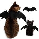 Fantasia De Asas De Morcego Pretas Para Gatos E Cães, Roupas De Halloween Para Animais De Estimação, Fantasia De Asas De Morcego Pretas Para Gatos E Cães, Roupas De Halloween Para Animais De Estimação,