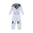 Fantasia De Astronauta Branca Deluxe Para Crianças, Meninos E Meninas, Tema Espacial Para Festas De