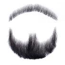 Fantasia de Barba e Bigode Falsos de Cabelo Humano para Homens