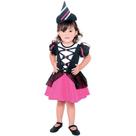Fantasia de Bruxa Bebê Menina Halloween + Chapéu 1 á 3 anos